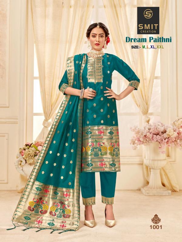 Smit Dream Paithni Festive Wear Silk Ready Made Collection